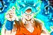 Quadro Dragon Ball - Goku Super Saiyajin Blue 2 - Imagem 1