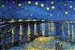 Quadro Noite Estrelada Sobre o Ródano - Van Gogh - Imagem 1