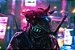 Quadro Gamer Cyberpunk 2077 - Wolf - Imagem 1