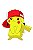 Quadro Pokémon - Pikachu de Boné - Imagem 1
