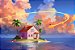 Quadro Dragon Ball - Kame House - Imagem 1