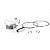 Pistão Racing Forjado KTM SXF EXCF XCFW 250 75,97mm B - Imagem 1