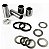 Kit Rolamentos Link + Balança Red Dragon CR 125 250 CRF 250R/X 450R/X - Imagem 1
