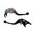 Manetes Esportivos Dobráveis Red Dragon BMW S1000R S1000RR - Preto - Imagem 1