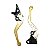 Manete Esportivo Red Dragon Lander YBR Tenere Fazer - Dourado - Imagem 3