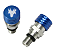 Válvula Ar Suspensão Dianteira Curta 5mm Showa/Kayaba Red Dragon Azul - Imagem 1