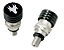 Válvula Ar Suspensão Dianteira Curta 4mm WP Red Dragon - Preta - Imagem 1