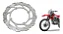 Disco Freio Dianteiro Red Dragon Motocross Honda CRF 230 CRF 250F - Imagem 1