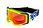 Óculos Motocross Red Dragon Storm Espelhado 3 Espumas Amarelo Neon - Imagem 1