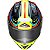 Capacete SMK Stellar Graffiti Amarelo/Vermelho/Laranja - Tamanho 60 - Imagem 2