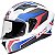 Capacete SMK Stellar Dynamo Branco/Azul/Vermelho - Tamanho 60 - Imagem 1