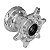 Cubo Roda Dianteira Usinado Alumínio Red Dragon Honda CRF250R CRF450R - Imagem 1