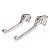 Manetes Retráteis Honda CRF 230 CRF 250F Red Dragon Xtreme Prata - Imagem 1