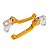Manetes Retráteis Xtreme Red Dragon Tornado XRE 300 Falcon Bros Gold - Imagem 2