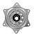 Cubo Roda Traseira Usinado Alumínio Red Dragon Kawasaki 250/450 04/25 - Imagem 5