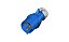 Plugue CEE 32A 3P M AZ Pentacustica 9H Azul - Imagem 1