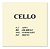 Encordoamento Cello M Calixto 3/4 - Imagem 1