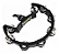 Pandeiro Meia Lua Torelli Tp 323 C/ Clamp Preta - Imagem 1