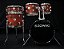 Bateria Acústica Zowag Z 1 Junior Bumbo 16 Dark Wood - Imagem 1