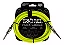 Cabo Instrumento Ernie Ball Flex 10 3,04m Verde  P 06414 - Imagem 1
