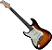 Guitarra Stratocaster Tagima Tg 500 Lh Canhota Sb Woodstock Sunburst - Imagem 1