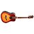 Violão de Aço Elétrico Mini Tagima Fernie Cherryburst - C/ Fishman - Imagem 1