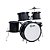 Bateria Infantil Luen Pop Preta - Imagem 1