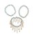 PL400 - kit de Pulseiras de Cristais e Corrente Grumet - Imagem 4