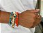 PL431 - Kit de Pulseiras de Cristais, Cascalhos de Madrepérola e Pingentes Fundo do Mar - Imagem 1