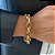 PL482 - Pulseira de Correntes de Elos e Grumet - Imagem 1