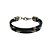 PLM015 - Pulseira de Couro e Metal - Imagem 1