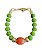 PL260 - Pulseira de Pedras Jade e Pedra Cornalina - Imagem 1