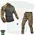 CONJUNTO OSÓRIO - COMBAT SHIRT E CALÇA - MULTICAM - Peito Verde - Imagem 1