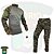 CONJUNTO OSÓRIO - COMBAT SHIRT E CALÇA - DIGITAL MARPAT - Peito Verde - Imagem 1
