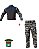CONJUNTO - COMBAT SHIRT + CALÇA - CAMUFLADO P1 - Imagem 2