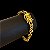Pulseira Cadeado 9mm Fecho Duplo Nossa Senhora Banhado Ouro 18k - Imagem 2