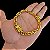 Pulseira Cadeado 9mm Fecho Duplo Nossa Senhora Banhado Ouro 18k - Imagem 4
