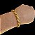 Pulseira Cadeado 9mm Fecho Duplo Nossa Senhora Banhado Ouro 18k - Imagem 5