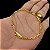 Pulseira Cadeado 3mm Com Fecho Canhão 100% Soldada Banhada a OURO 18K - Imagem 5