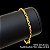 Pulseira Cadeado 3mm Com Fecho Canhão 100% Soldada Banhada a OURO 18K - Imagem 4