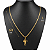 Cordão Italiano PIASTRINE 3mm Banhado a OURO 18K + Pingente Crucifixo Vazado - Imagem 5