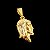 Pingente Face de Jesus Cristo Banhado a OURO 18K - Imagem 4
