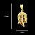 Pingente Face de Jesus Cristo Banhado a OURO 18K - Imagem 2