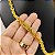 KIT: CORRENTE E PULSEIRA CADEADO 9MM COM FECHO GAVETA E TRAVA BANHADO A OURO 18K - Imagem 5