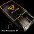 Pingente Placa com Face de Cristo em Alto Relevo Cravejado Banhado a Ouro 18K - Imagem 6