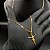 Corrente 3mm Elos 3X1 com Fecho Gaveta e Trava Banhado a Ouro 18K + Pingente Crucifixo Jesus - Imagem 8
