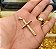 Cordão 2mm com Fecho Gaveta e Trava Banhado a Ouro 18K + Pingente Cruz Trabalhada - Imagem 8