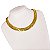 Cordão Feminino 13mm Grummet Duplo Fecho Gaveta e Trava Banhado a Ouro 18K - Imagem 4