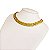 Cordão Feminino 13mm Grummet Duplo Fecho Gaveta e Trava Banhado a Ouro 18K - Imagem 6