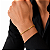 Pulseira Masculina Italiana Piastrine 3mm Banhada a Ouro 18K - Imagem 1